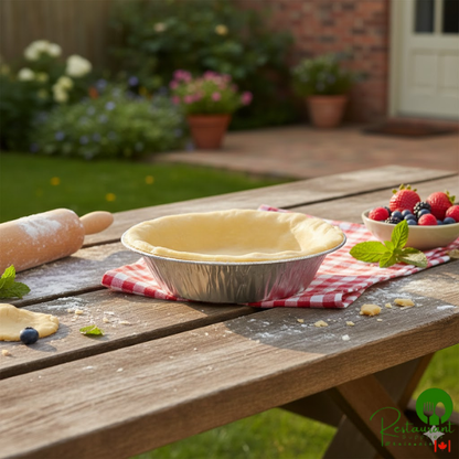 D&W 4 7/8" Foil Tart Pan 1 1/4" Deep - 1,000/Case