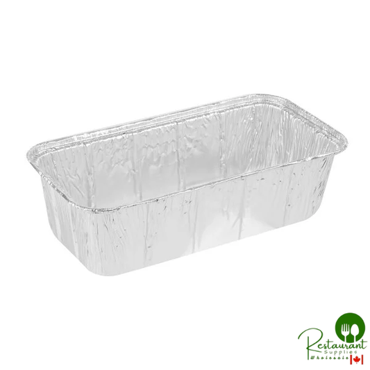 D&W 2 lb. Aluminum Foil Loaf Pan - 500/Case