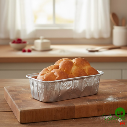 D&W 2 lb. Aluminum Foil Loaf Pan - 500/Case