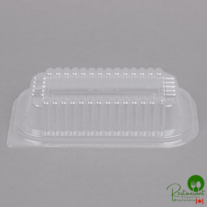 D&W Clear Dome Lid for 1 lb. Foil Bread Loaf Pan - 500/Case