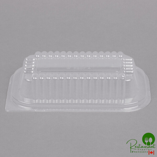 D&W Clear Dome Lid for 1 lb. Foil Bread Loaf Pan - 500/Case