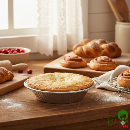 D&W 4 1/4" Foil Tart Pan 7/8" Deep - 1,000/Case