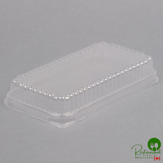 D&W Clear Dome Lid for 1 1/2 lb. Aluminum Foil Loaf Pan - 500/Case