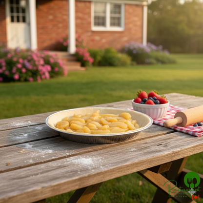 D&W Fine Pack 11 11/16" Extra-Deep Foil Pie Pan - 500/Case