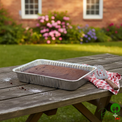 Durable Packaging 4700-35 13" x 9" Foil Cake Pan - 250/Case