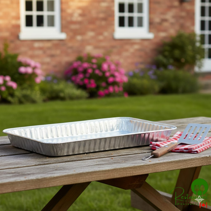 Durable Packaging 1/4 Sheet Foil Cake Pan - 100/Case