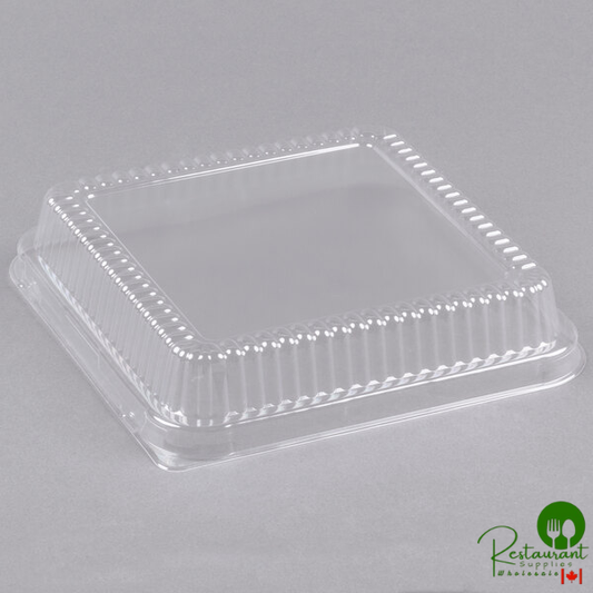 Durable Packaging P1155-500 Clear Lid for 8" Square Foil Cake Pan - 500/Case