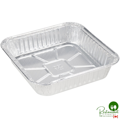 Durable Packaging 1100-30 9" Square Foil Cake Pan - 500/Case