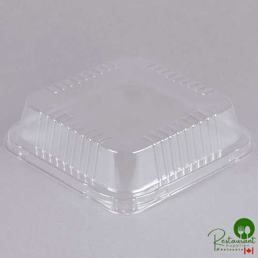 Durable Packaging P1130-500 Clear Lid for 9" Square Foil Cake Pan - 500/Case