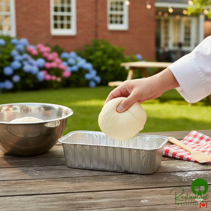 Durable Packaging 2 lb. Foil Bread Loaf Pan - 500/Case