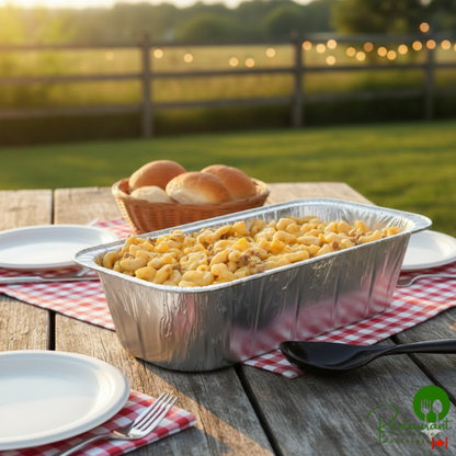 Western Plastics Third Size Foil Steam Table Pan 3 5/16" Deep - 100/Case