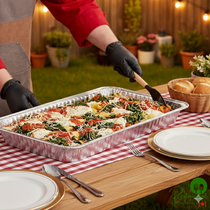 Western Plastics 5120 Full Size Heavy-Duty Foil Steam Table Pan Medium 2 3/16" Depth - 50/Case