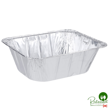 Western Plastics Half Size Foil Steam Table Pan Extra Deep 4 3/16" Depth - 100/Case