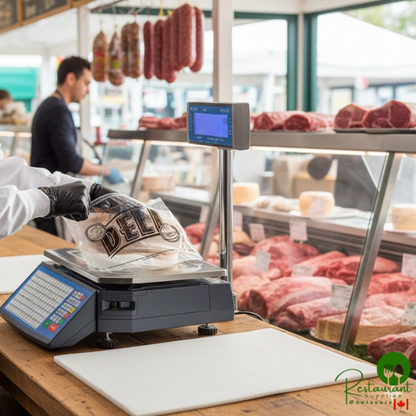 InnoPak 10" x 8" Printed Plastic Deli Saddle Bag with Slide Seal - 1,000/Case