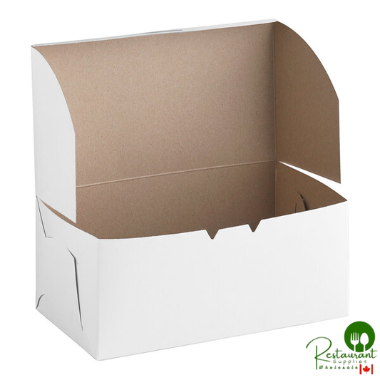 9" x 5" x 4" White Bakery Box By Prime- 250/Bundle