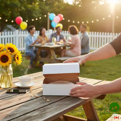 9" x 9" x 3" White Cake / Bakery Box By Prime- 250/Bundle