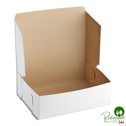 15" x 11" x 5" White Bakery Box By Prime- 100/Case