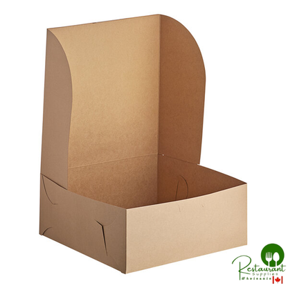 14" x 14" x 6" Kraft Cake / Bakery Box By Prime - 50/Bundle