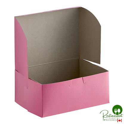 7" x 5" x 3" Pink Bakery Box By Prime- 250/Case