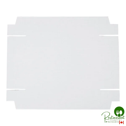 19 3/8" x 14 1/16" x 5" White Half Sheet Corrugated Tray By Prime - 50/Bundle