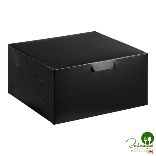 12" x 12" x 6" Black Cake / Bakery Box By Prime- 50/Bundle