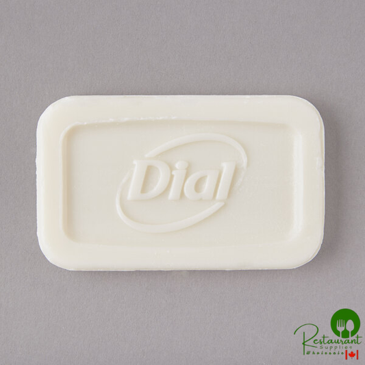Dial DW00184A White Marble Deodorant Soap 0.388 oz. - 1,000/Case