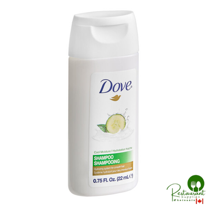 Dove Cool Moisture 0.75 oz. Cucumber Hotel and Motel Shampoo - 192/Case