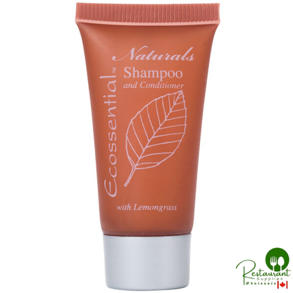 Ecossential Naturals Hotel and Motel Shampoo 0.5 oz. Bottle - 400/Case
