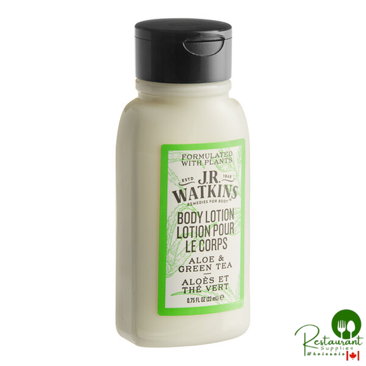 JR Watkins 0.75 oz. Aloe and Green Tea Body Lotion - 170/Case