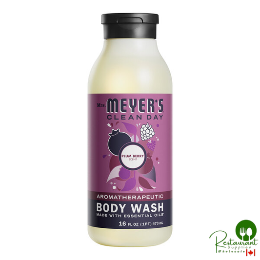 Mrs. Meyer's Clean Day 335513 16 oz. Plum Berry Body Wash - 6/Case