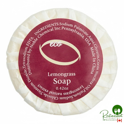 Natura 0.42 oz. Wrapped Round Glycerin Hotel and Motel Body Soap Disc By Prime- 1,000/Case