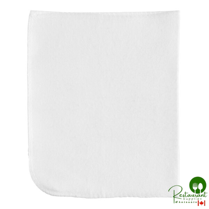 Essentials White Shoe Mitt with Natural Ribbon Tie By Prime- 500/Case