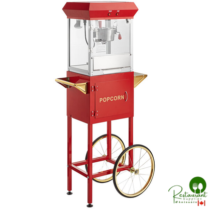 Popcorn Popper Kit with 4 oz. Popper and Cart By Prime - 120V, 470W