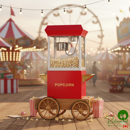 Popcorn Popper Starter Kit with 4 oz. Popper, Cart, and Supplies By Prime