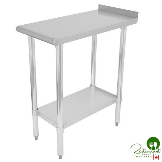 Advance Tabco FT-3018 30" x 18" 18 Gauge Economy Equipment Filler Table