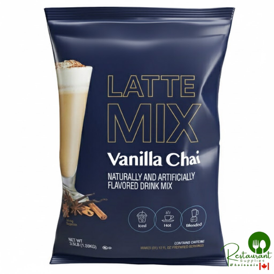3.5 lb. Vanilla Chai Latte Mix By Prime - 5/Case