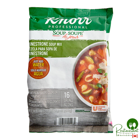Knorr 14.9 oz. Soup du Jour Minestrone Soup Mix - 4/Case