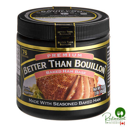 Better Than Bouillon Premium Baked Ham Flavor Base 1 lb. - 6/Case