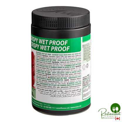 Sosa Raspberry Wet-Proof Crispies 14.1 oz. - 6/Case