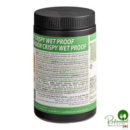 Sosa Passion Fruit Wet-Proof Crispies 14.1 oz. - 6/Case