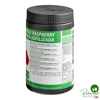 Sosa Freeze-Dried Whole Raspberries 2.6 oz. - 6/Case