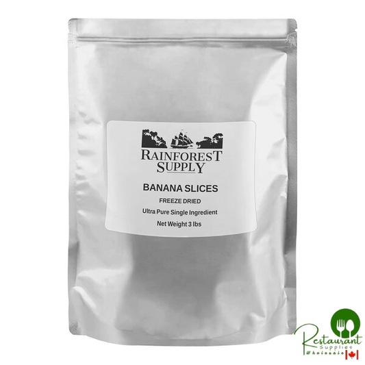 Rainforest Supply Freeze-Dried Sliced Banana 3 lb.