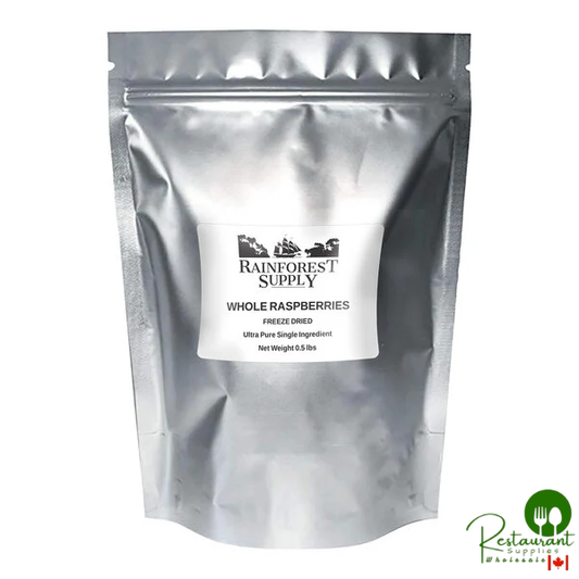 Rainforest Supply Freeze-Dried Whole Raspberries 0.5 lb.