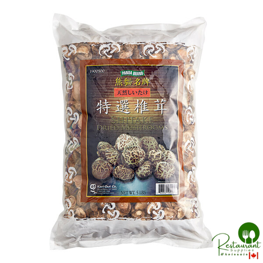 Kari-Out Company Dried Shiitake Mushrooms 5 lb. - 6/Case