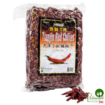 Panda Tianjin Red Chilies 5 lb. Bags - 6/Case
