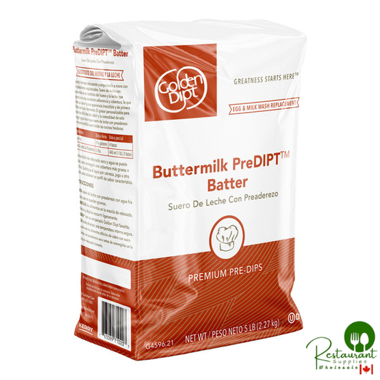 Golden Dipt 5 lb. Buttermilk Pre-Dip Batter Mix - 6/Case