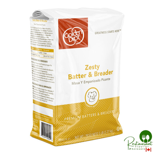 Golden Dipt 5 lb. Zesty Batter / Breader Mix - 6/Case