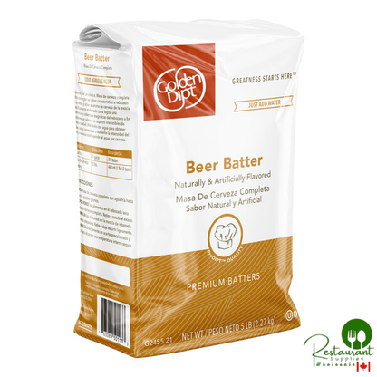 Golden Dipt 5 lb. Complete Beer Batter Mix - 6/Case