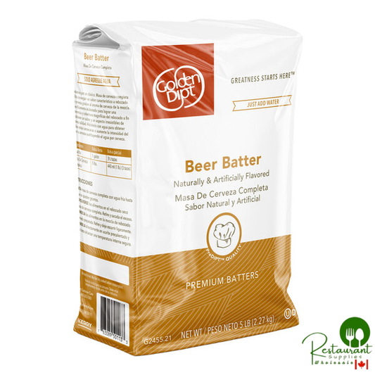 Golden Dipt 5 lb. Complete Beer Batter Mix - 6/Case