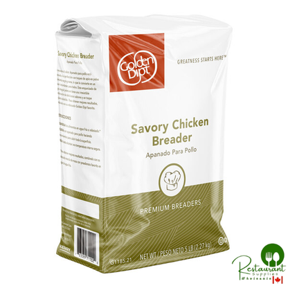 Golden Dipt 5 lb. Deluxe Chicken Breader - 6/Case